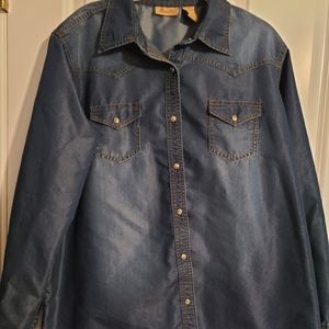 Button down Jean shirt